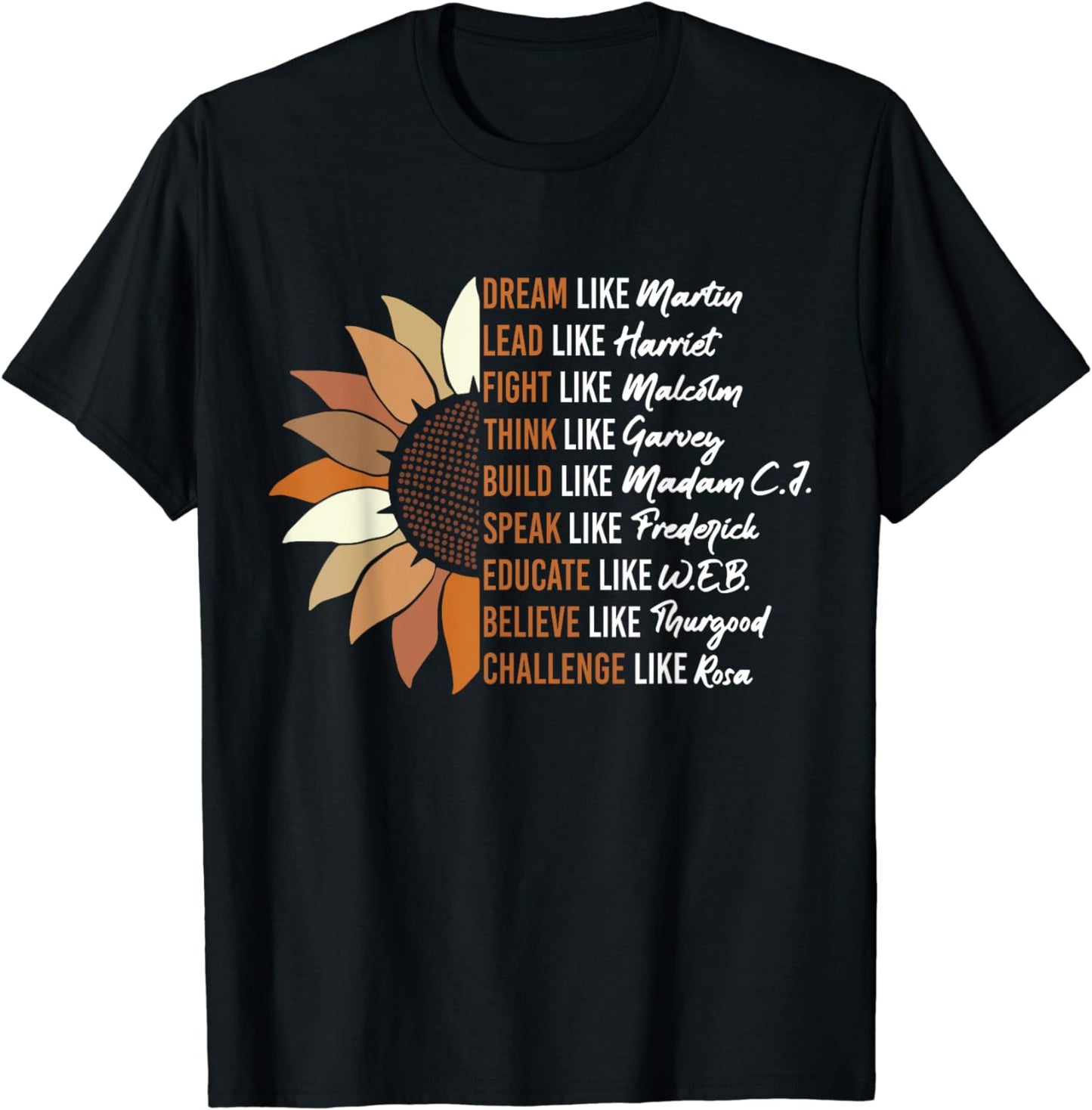 T-shirt et sweat à capuche Histoire des Noirs Afro-Américains 0224