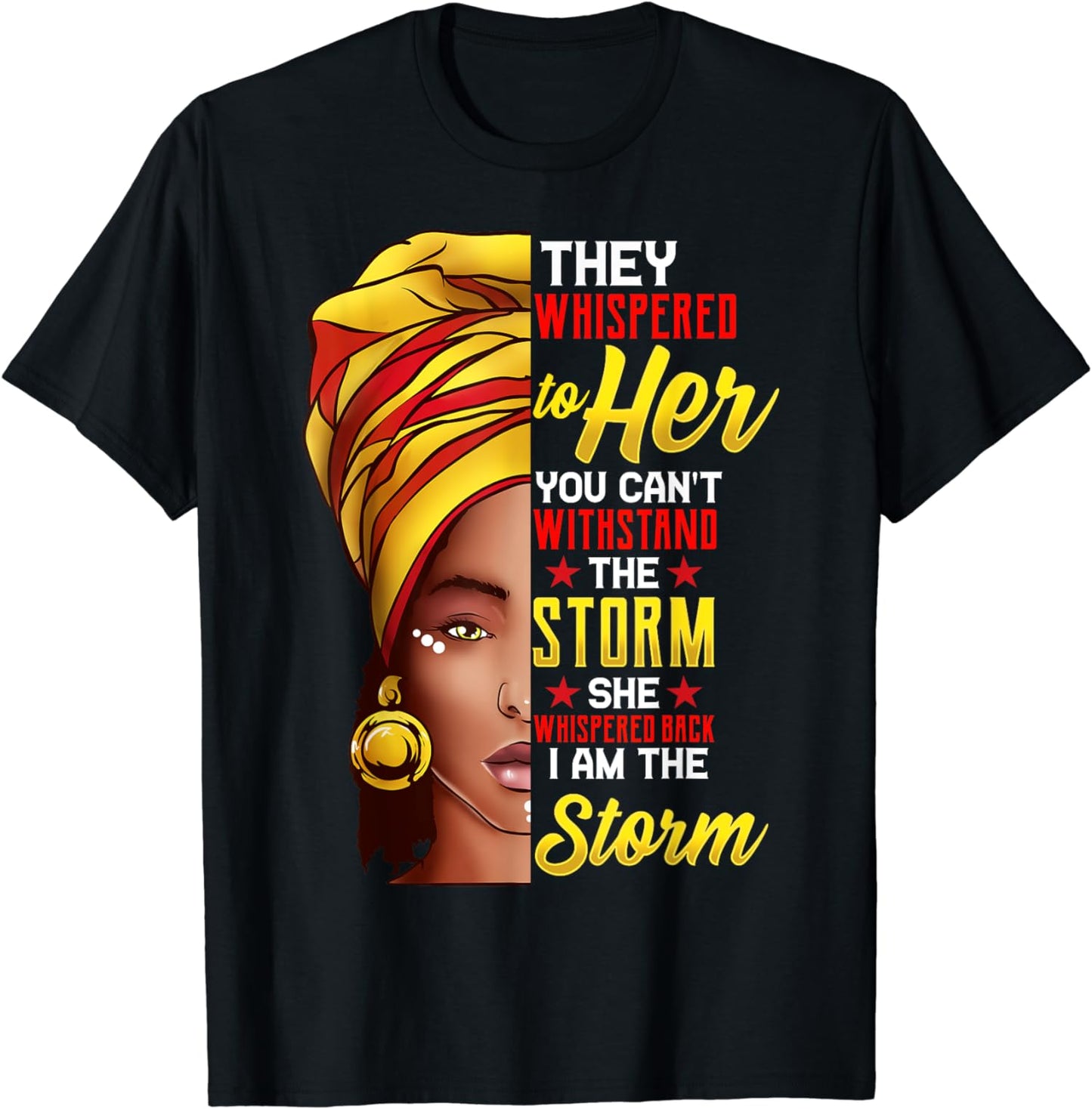 Ich bin der Sturm – T-Shirt & Hoodie für Afroamerikaner 0224