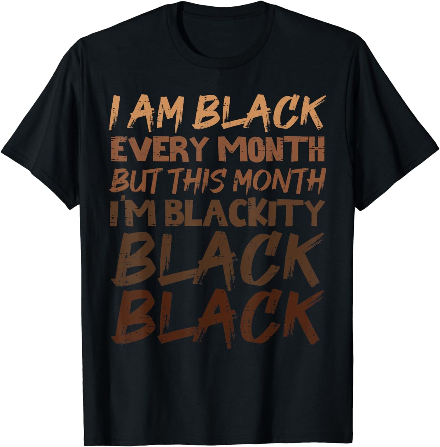 Ich bin jeden Monat schwarz – T-Shirt & Hoodie für Afroamerikaner 0224