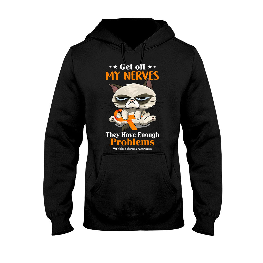 Get Off My Nerves - Multiple Sclerosis Awareness T-shirt And Hoodie 092021