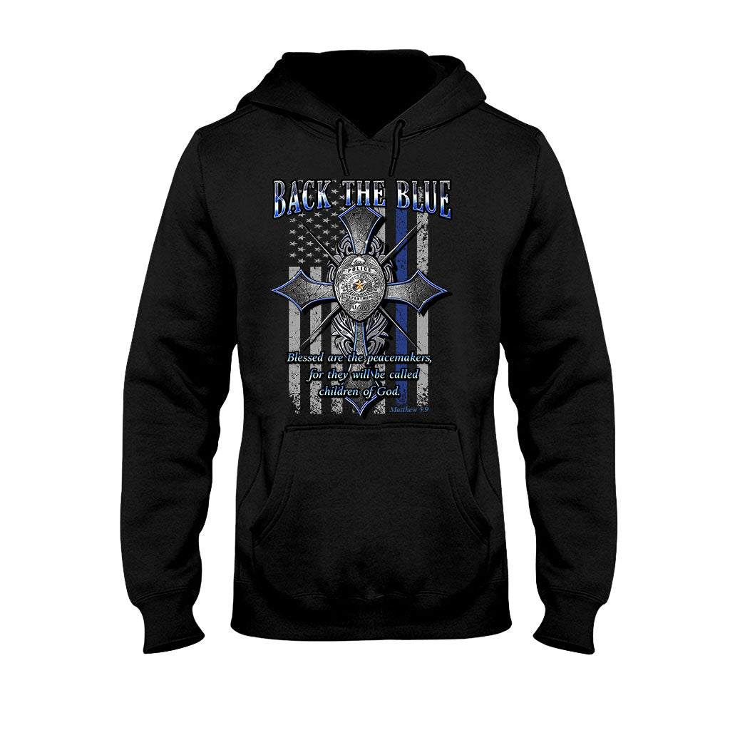 Ligne bleue - T-shirt et sweat à capuche d'agent de police 0621