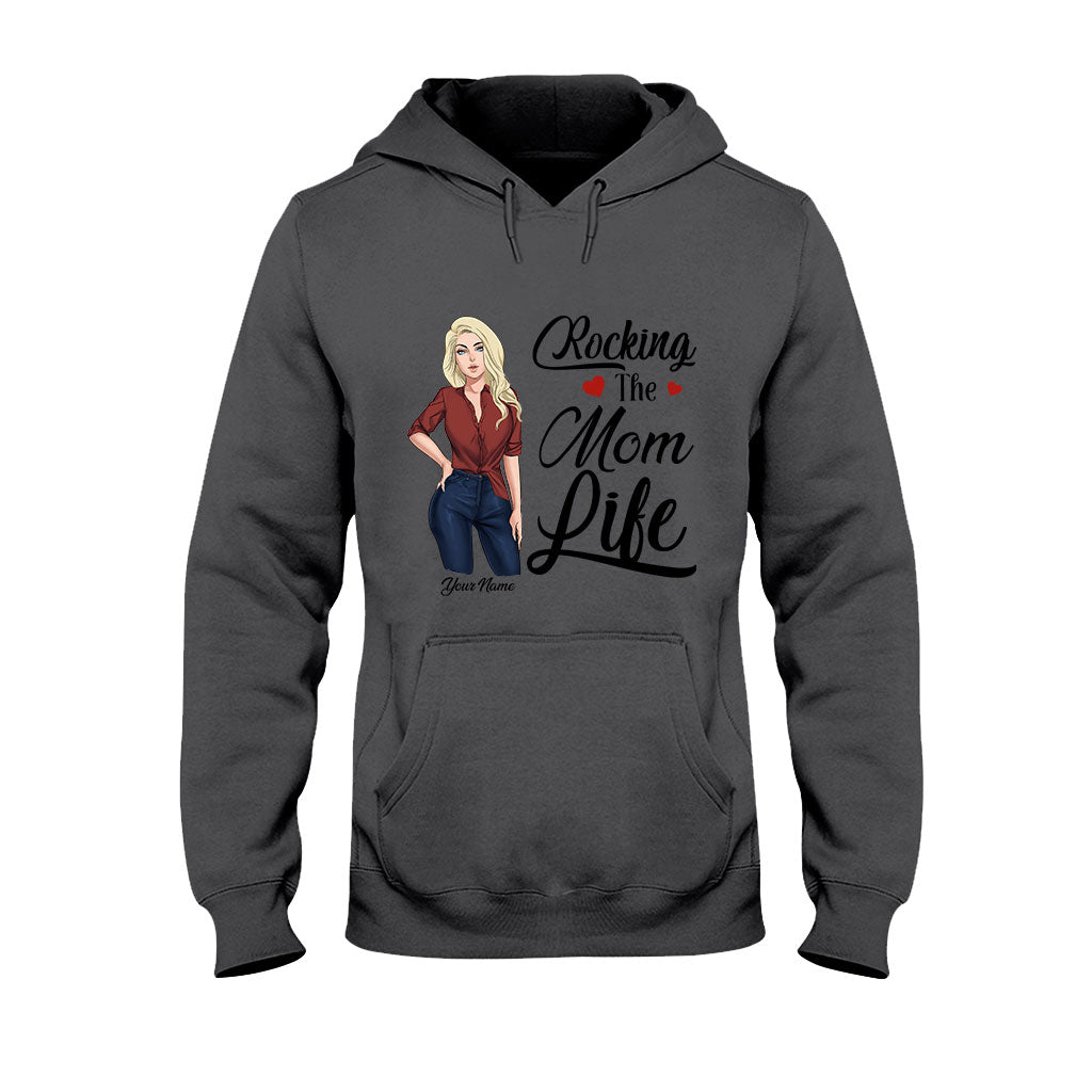 Rocking The Mom Life - Personalized T-shirt and Hoodie