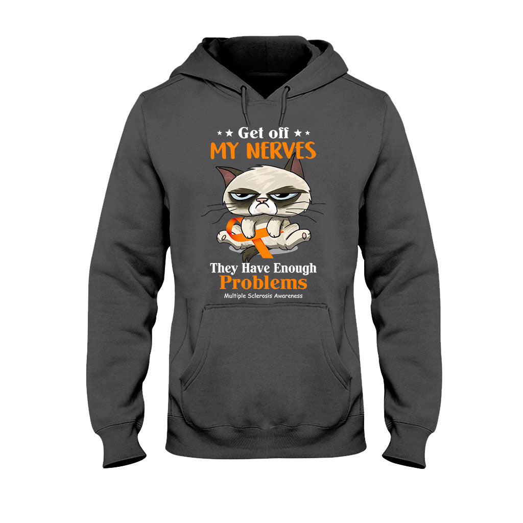 Get Off My Nerves - Multiple Sclerosis Awareness T-shirt And Hoodie 092021