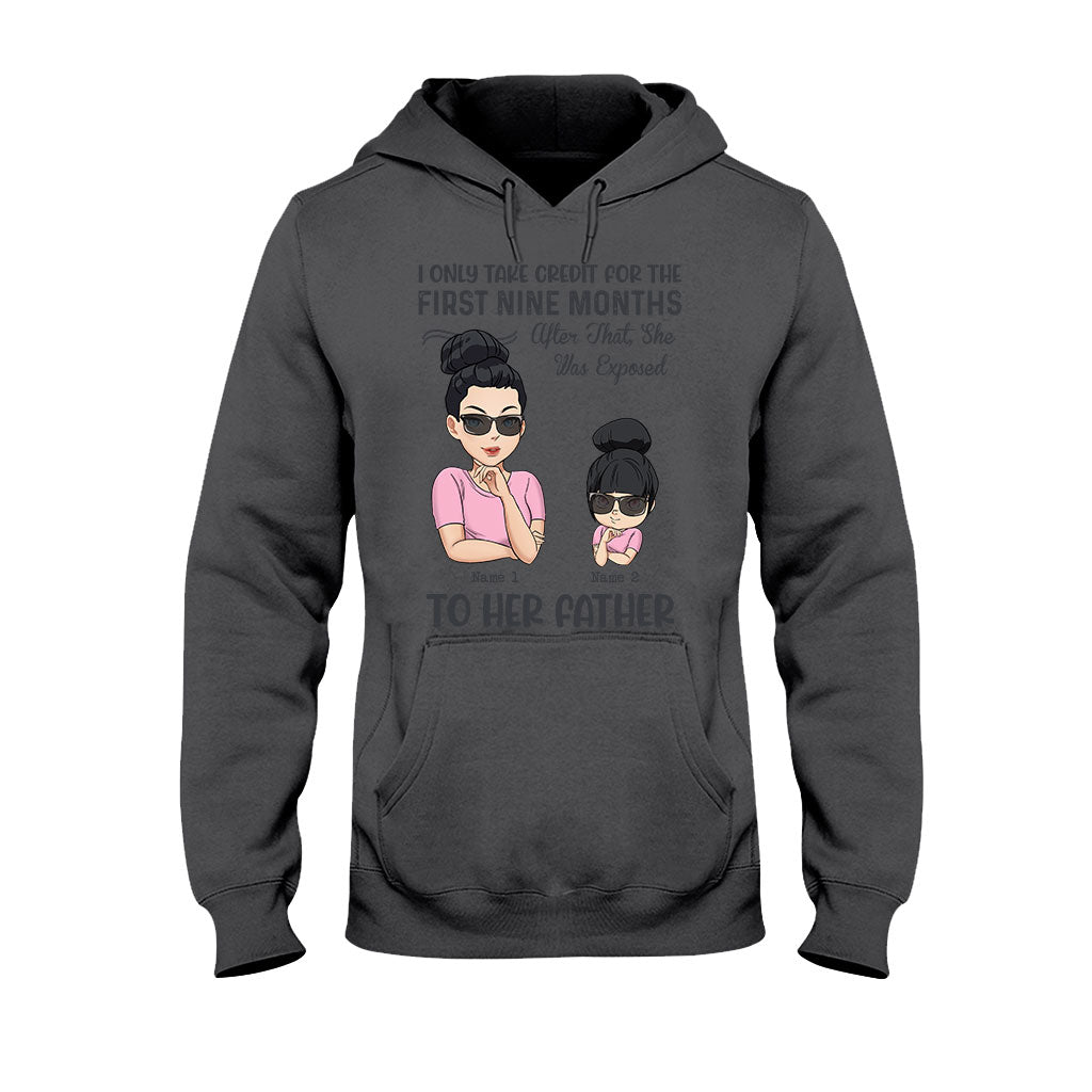 I Only Take Credit For Nine Months - Personalized Mother's Day T-shirt and Hoodie