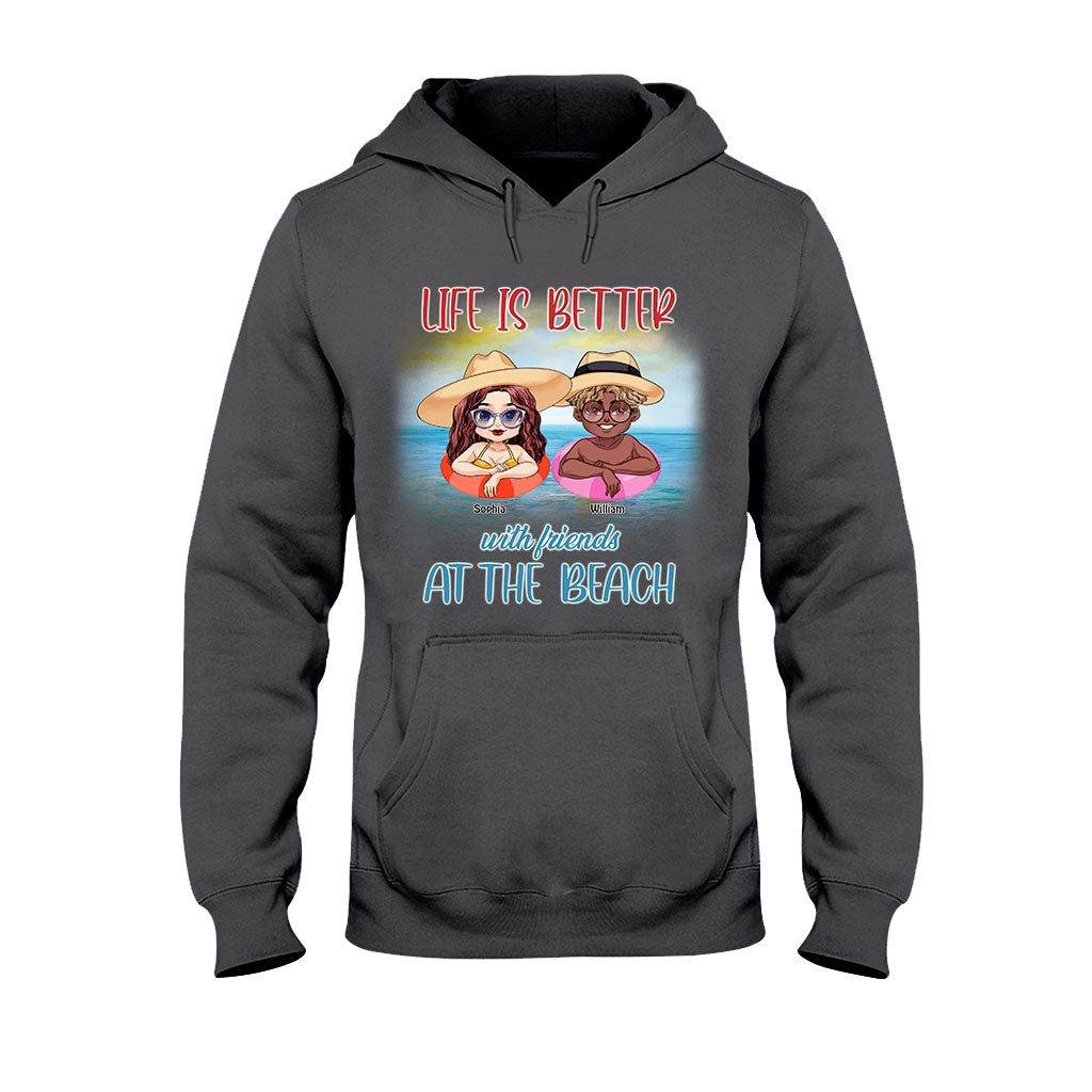 Boire sur mes plages - T-shirt et sweat à capuche personnalisés pour les amoureux de la mer