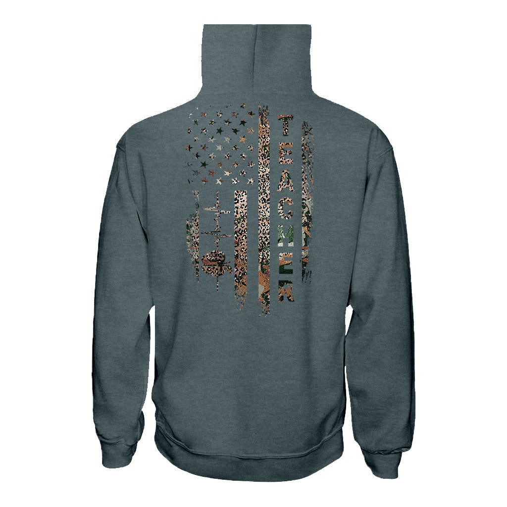 Teach Love Inspire - Personalized Independence Day Teacher T-shirt and Hoodie