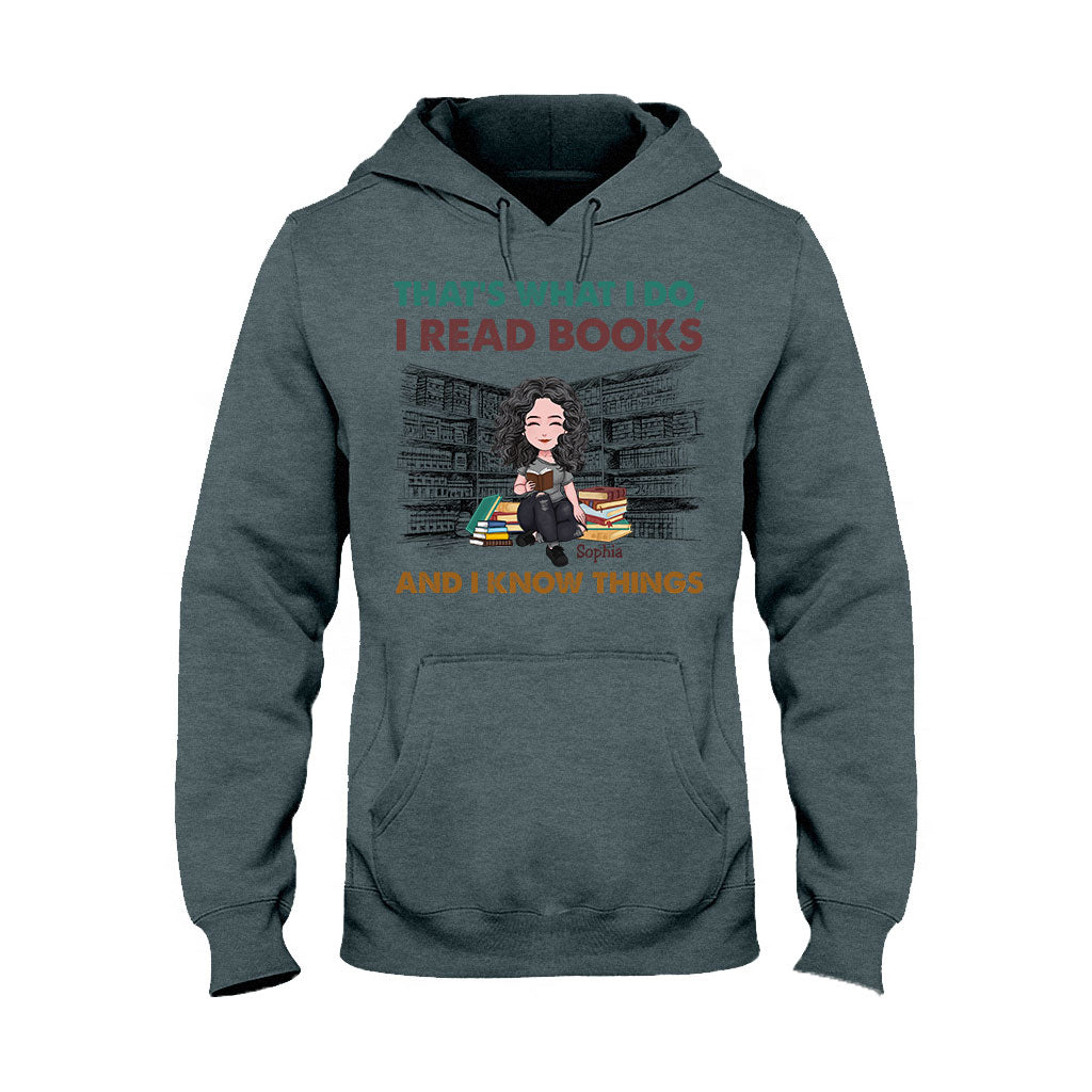 Das ist meine Lesedecke – personalisiertes Buch-T-Shirt und Hoodie