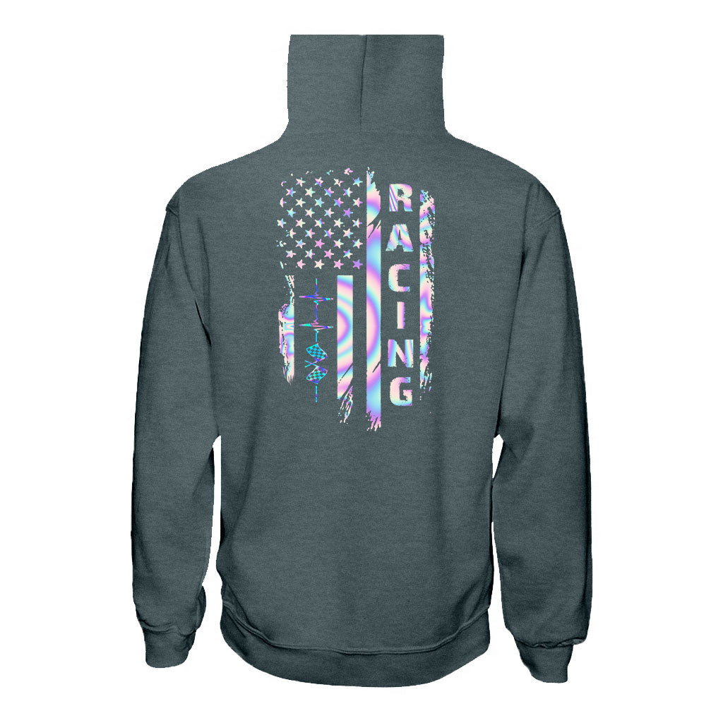 Liebe zum Rennsport – Personalisiertes T-Shirt und Hoodie zum Unabhängigkeitstag