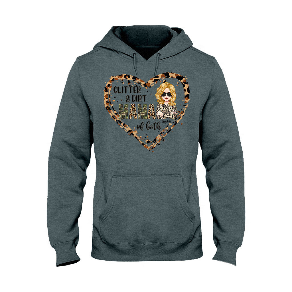 Mama Of Both - Personalized Mother's Day Mother T-shirt and Hoodie