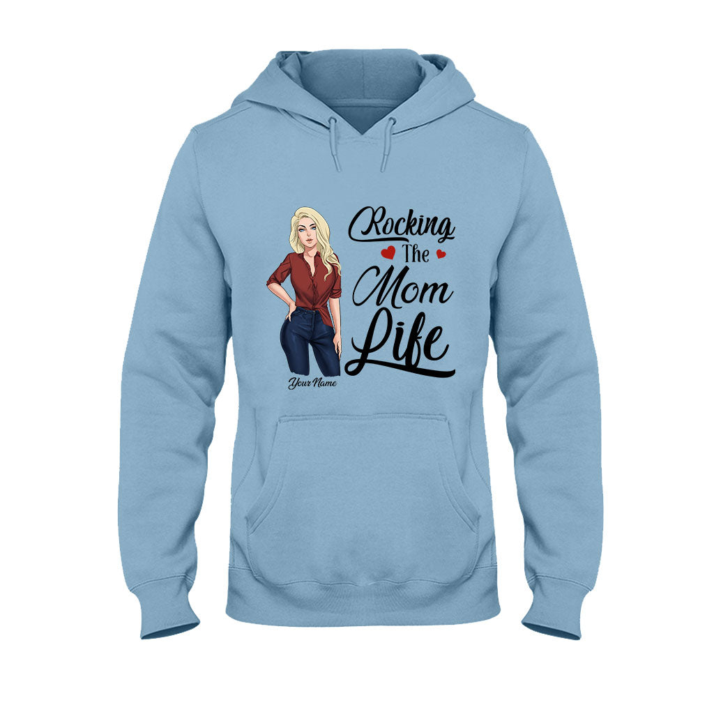 Rocking The Mom Life - Personalized T-shirt and Hoodie