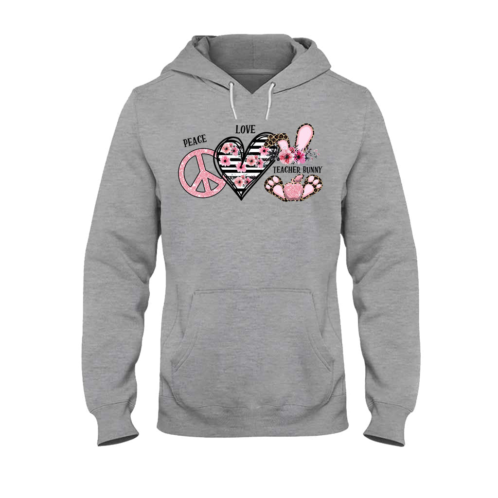 Peace Love One Hip Teacher - Personalized T-shirt and Hoodie