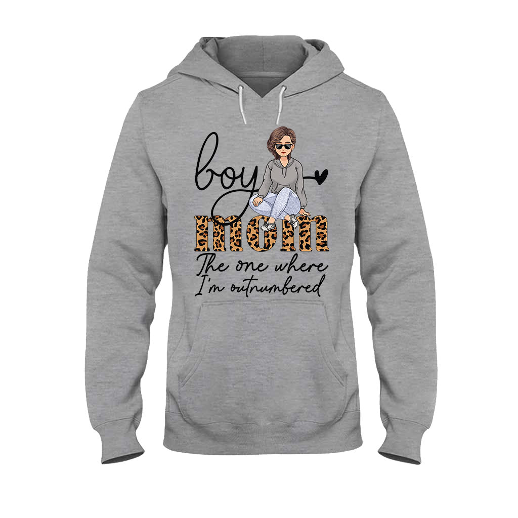 The One Where I'm Outnumbered - Personalized Mother's Day Mother T-shirt and Hoodie