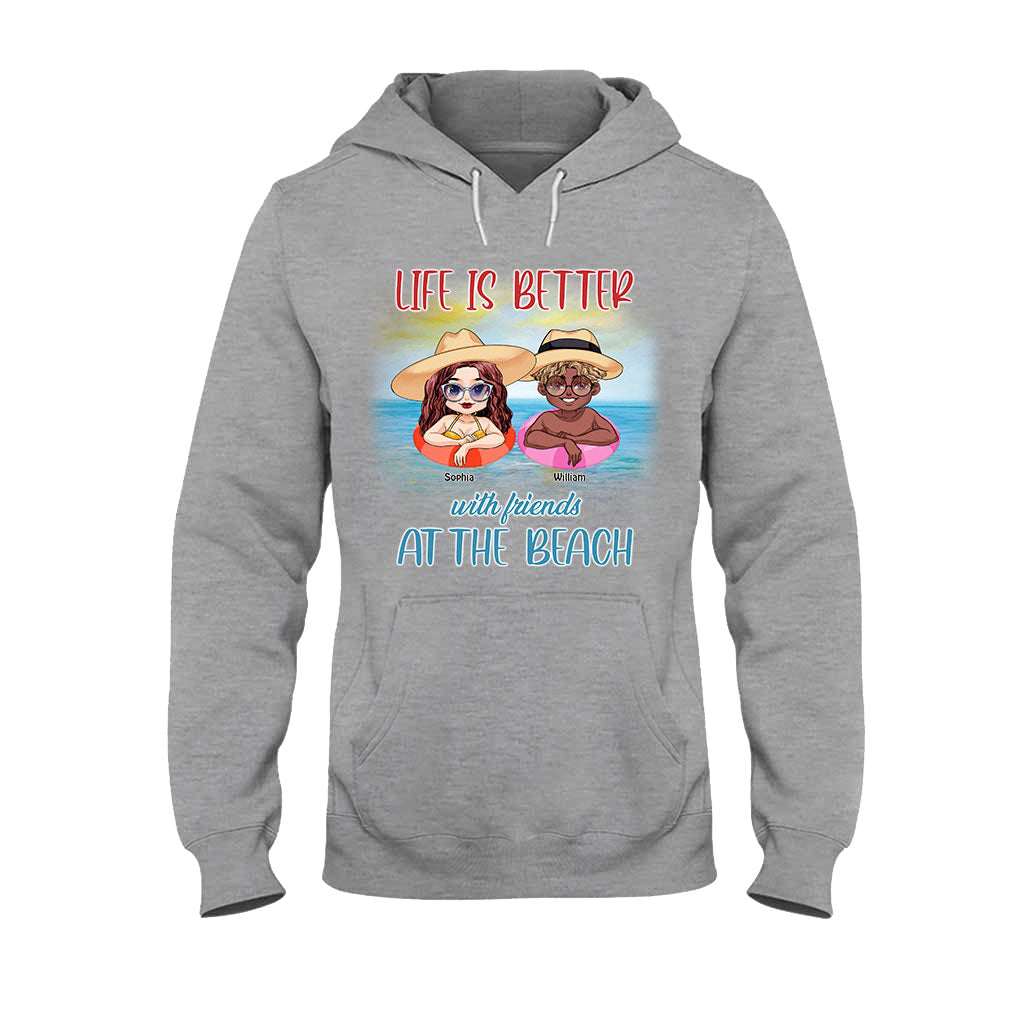 Boire sur mes plages - T-shirt et sweat à capuche personnalisés pour les amoureux de la mer