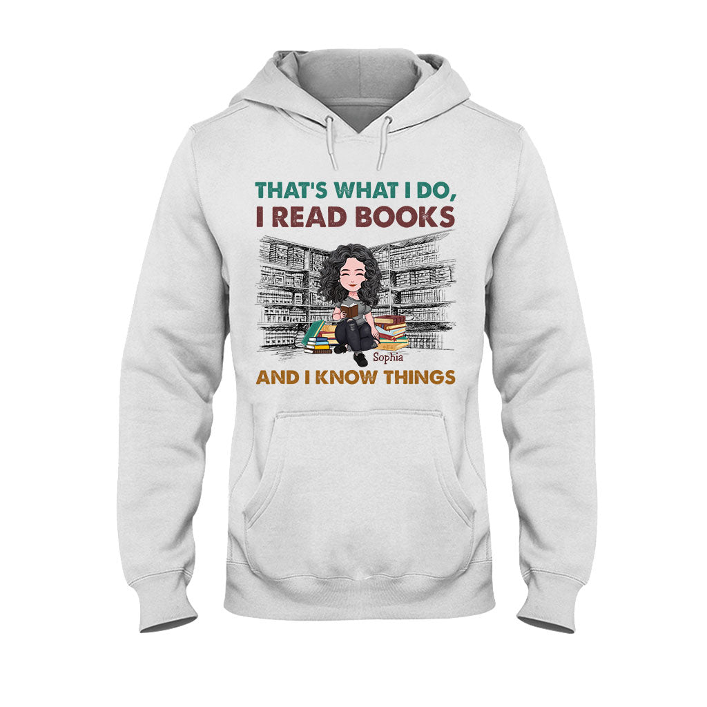 Das ist meine Lesedecke – personalisiertes Buch-T-Shirt und Hoodie