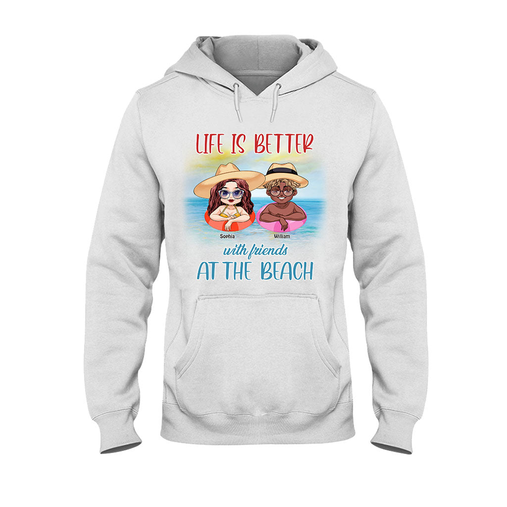 Boire sur mes plages - T-shirt et sweat à capuche personnalisés pour les amoureux de la mer