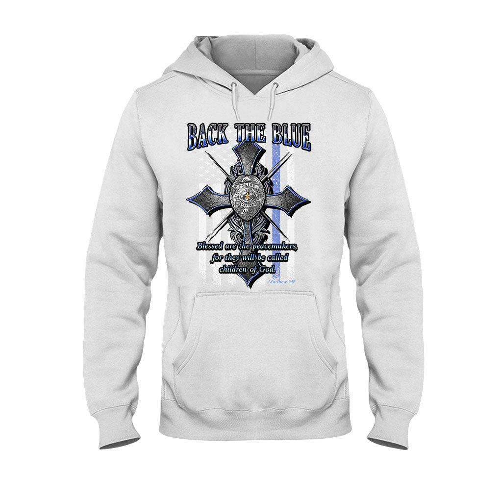 Ligne bleue - T-shirt et sweat à capuche d'agent de police 0621