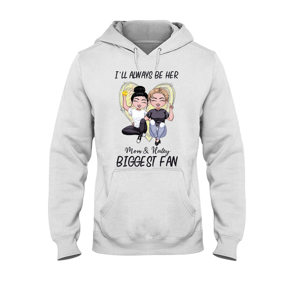 Always Be The Biggest Fan - Personalized Mother's Day Softball T-shirt and Hoodie