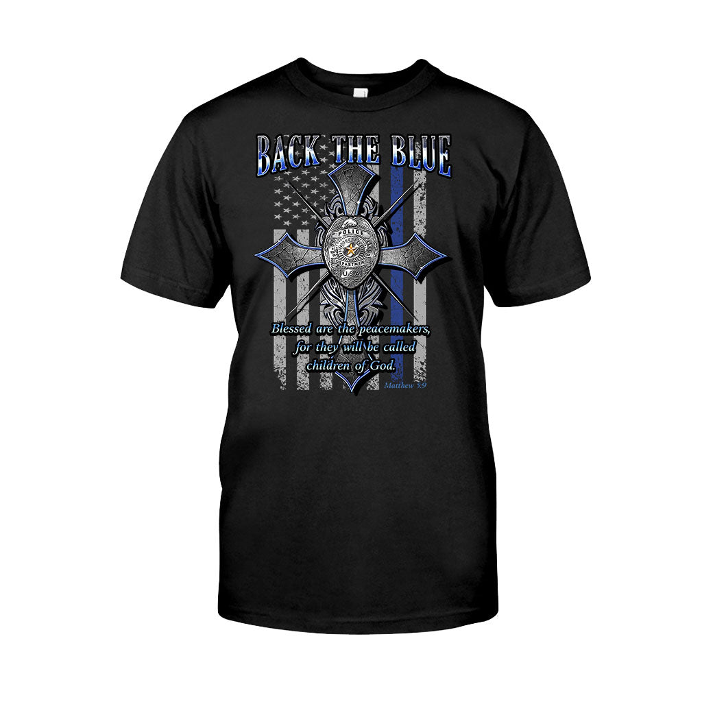 Ligne bleue - T-shirt et sweat à capuche d'agent de police 0621