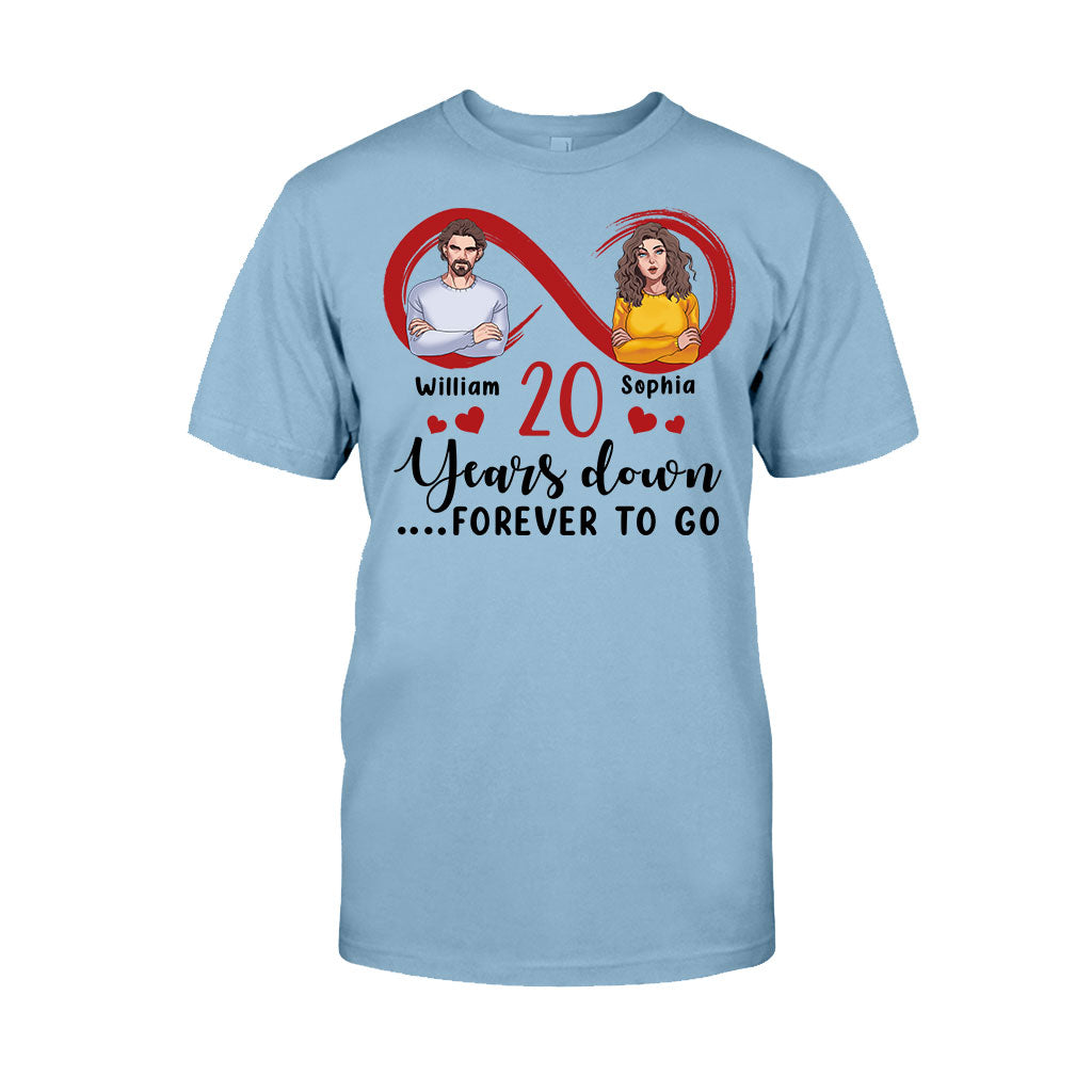 Forever To Go - Personalized Couple T-shirt and Hoodie