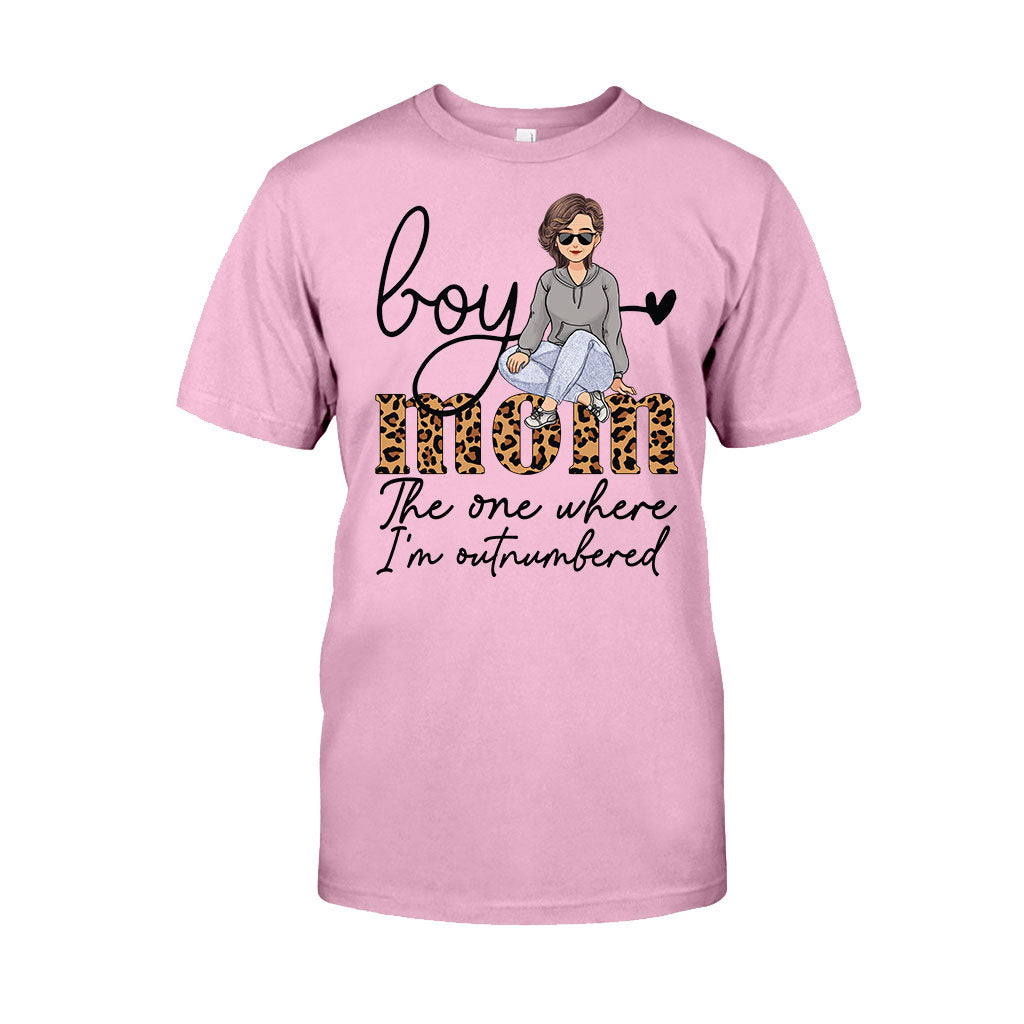 The One Where I'm Outnumbered - Personalized Mother's Day Mother T-shirt and Hoodie