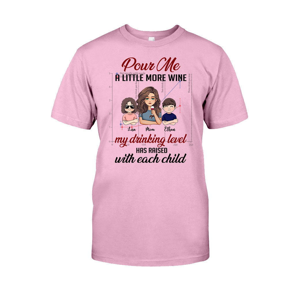 My Drinking Level - Personalized Mother's Day Mother T-shirt and Hoodie