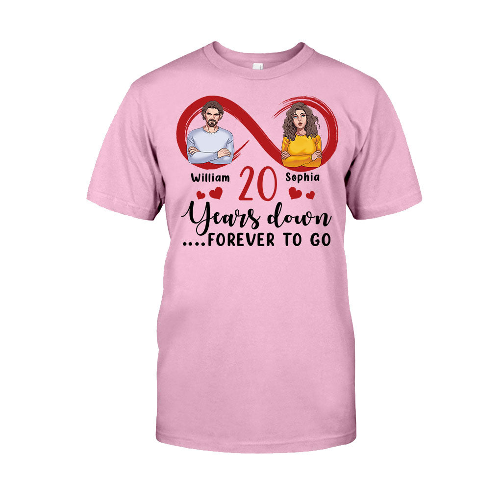 Forever To Go - Personalized Couple T-shirt and Hoodie