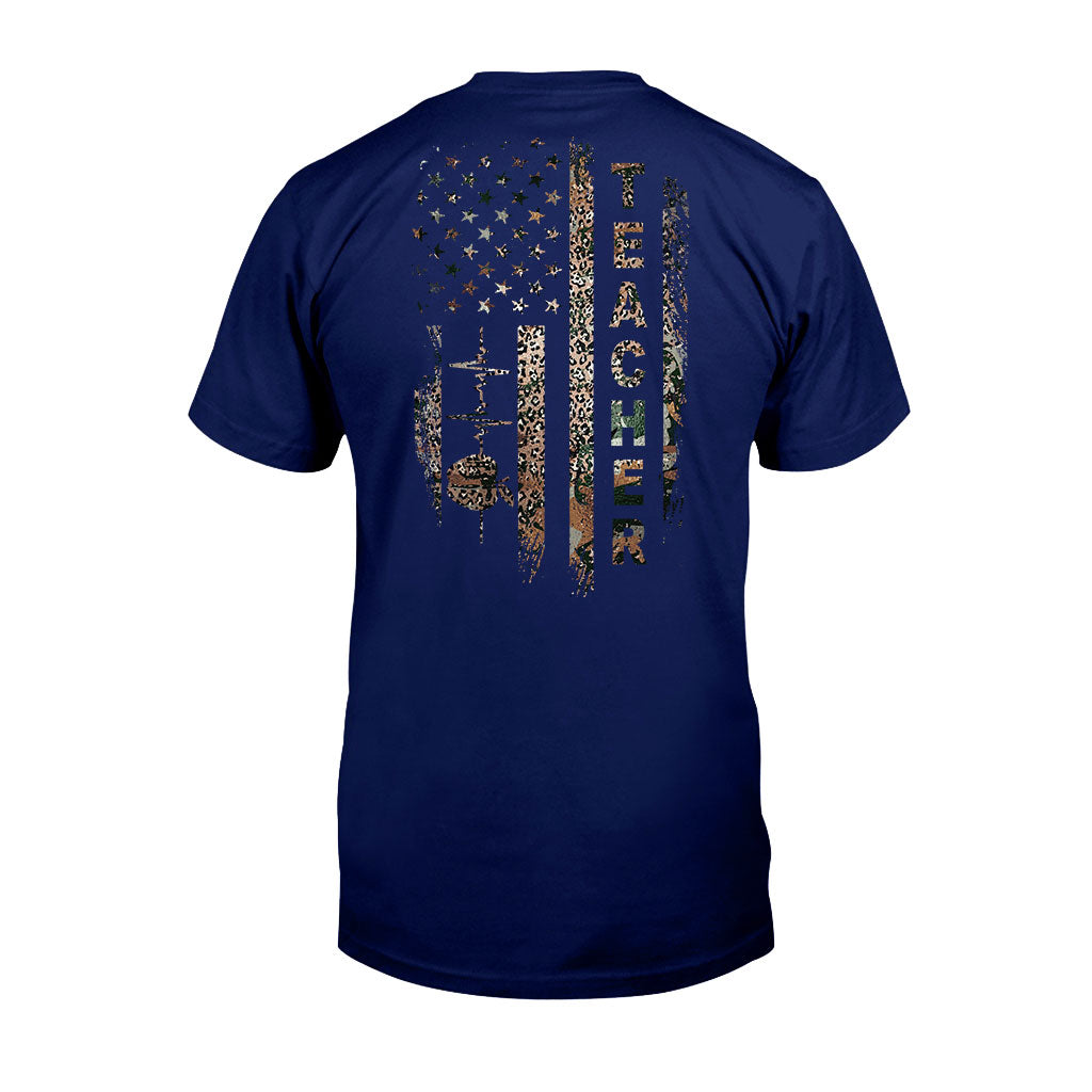 Teach Love Inspire - Personalized Independence Day Teacher T-shirt and Hoodie