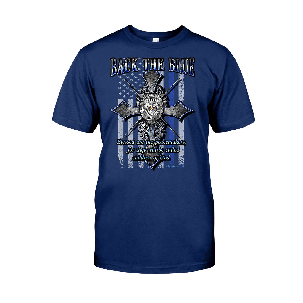 Ligne bleue - T-shirt et sweat à capuche d'agent de police 0621