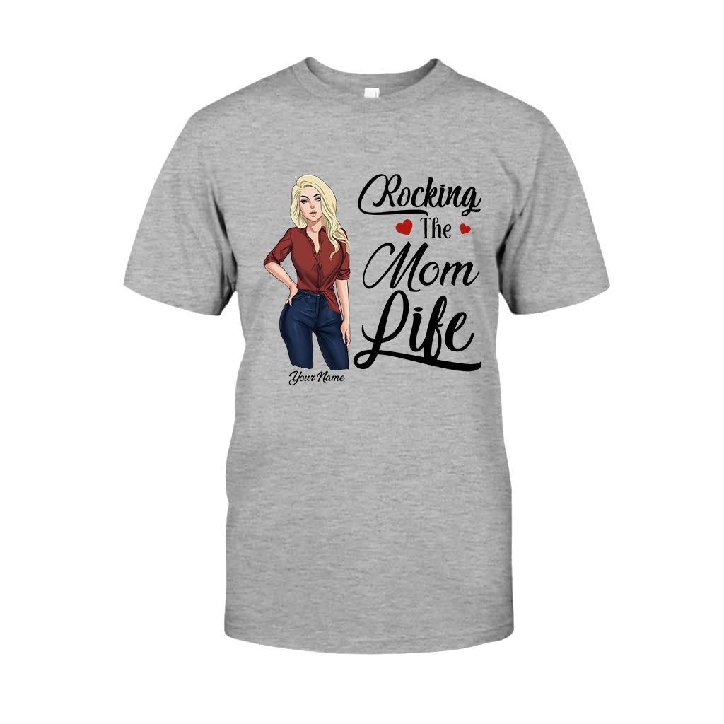 Rocking The Mom Life - Personalized T-shirt and Hoodie