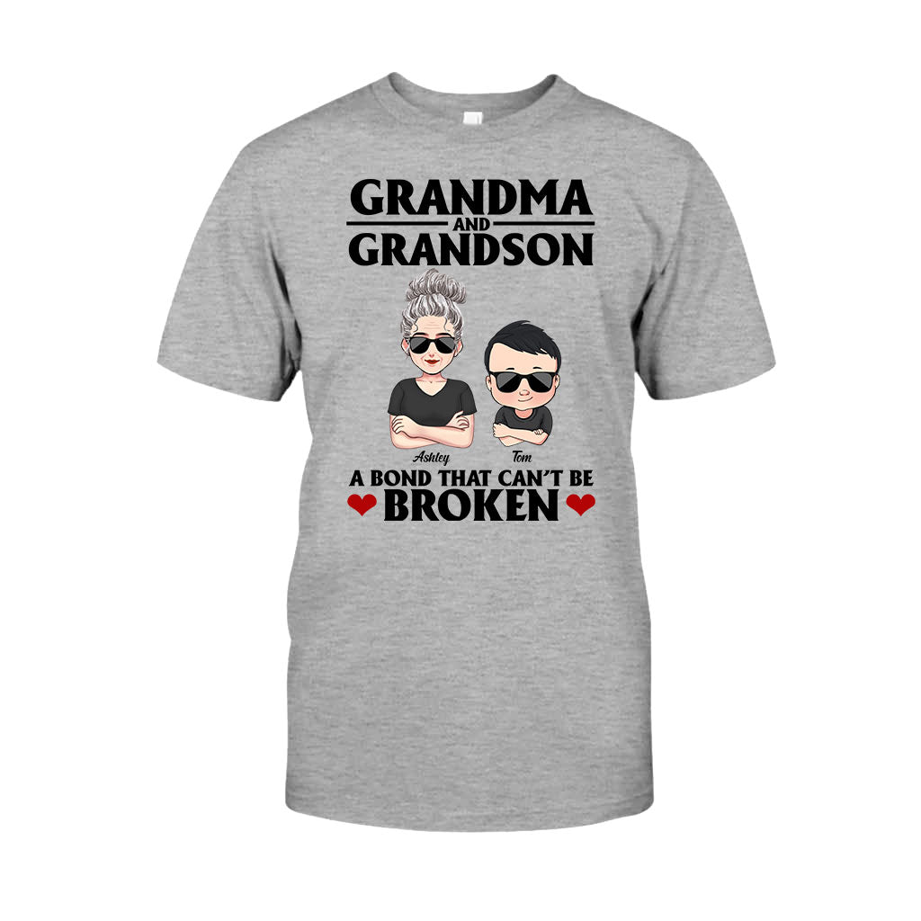 A Bond That Can't Be Broken - Personalized Mother's Day Grandma T-shirt and Hoodie