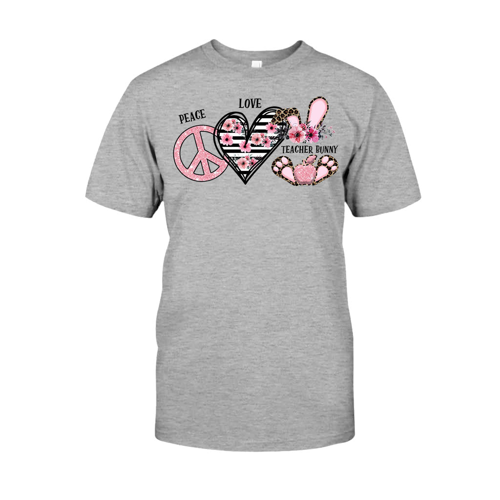 Peace Love One Hip Teacher - Personalized T-shirt and Hoodie