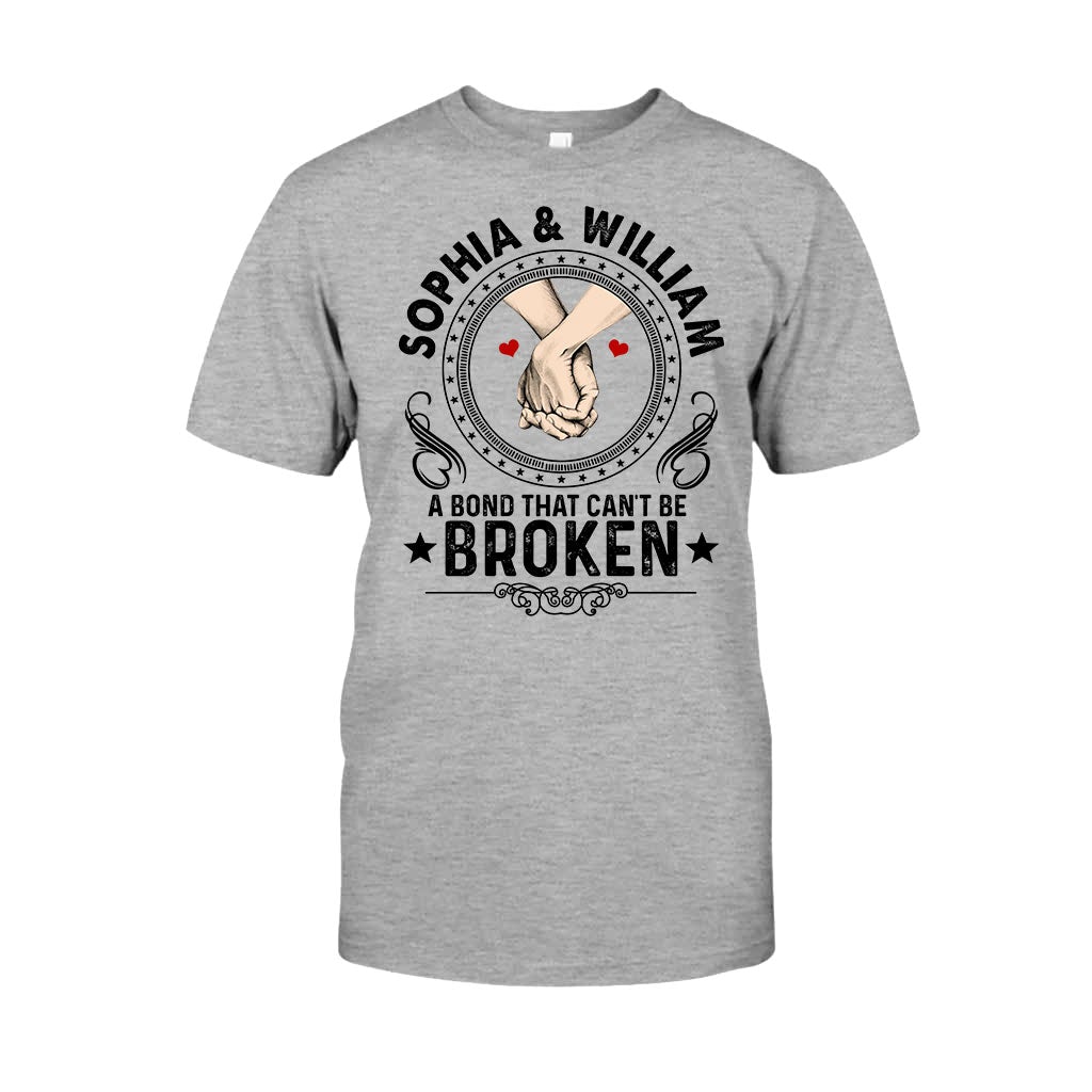 A Bond That Can't Be Broken - Personalized Couple T-shirt and Hoodie