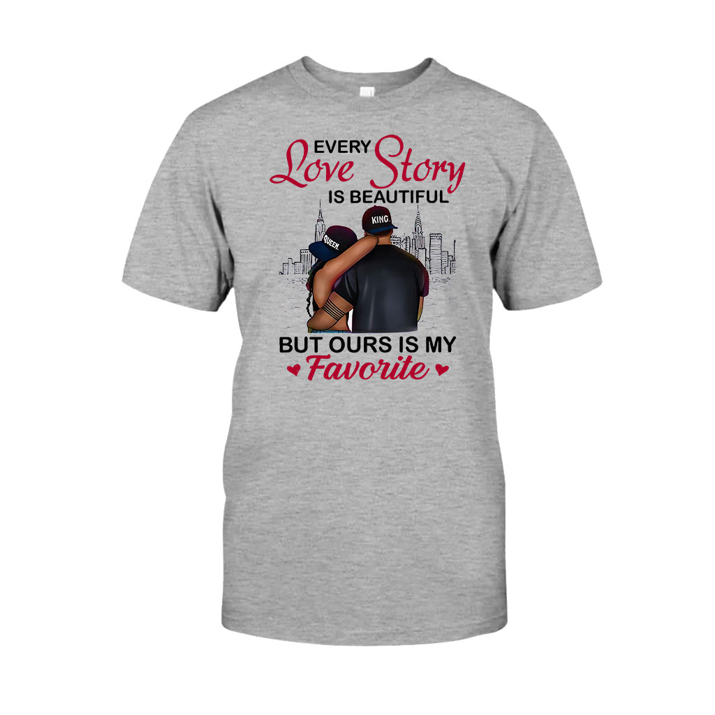 Black Couple - Personalized African American T-shirt and Hoodie 112021