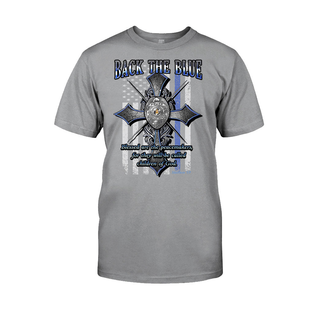 Ligne bleue - T-shirt et sweat à capuche d'agent de police 0621