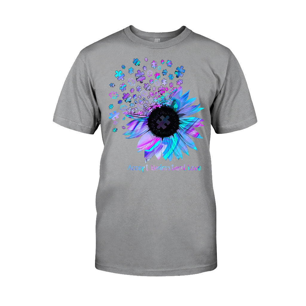 Accepter, comprendre, aimer - T-shirt et sweat à capuche de sensibilisation à l'autisme 062021