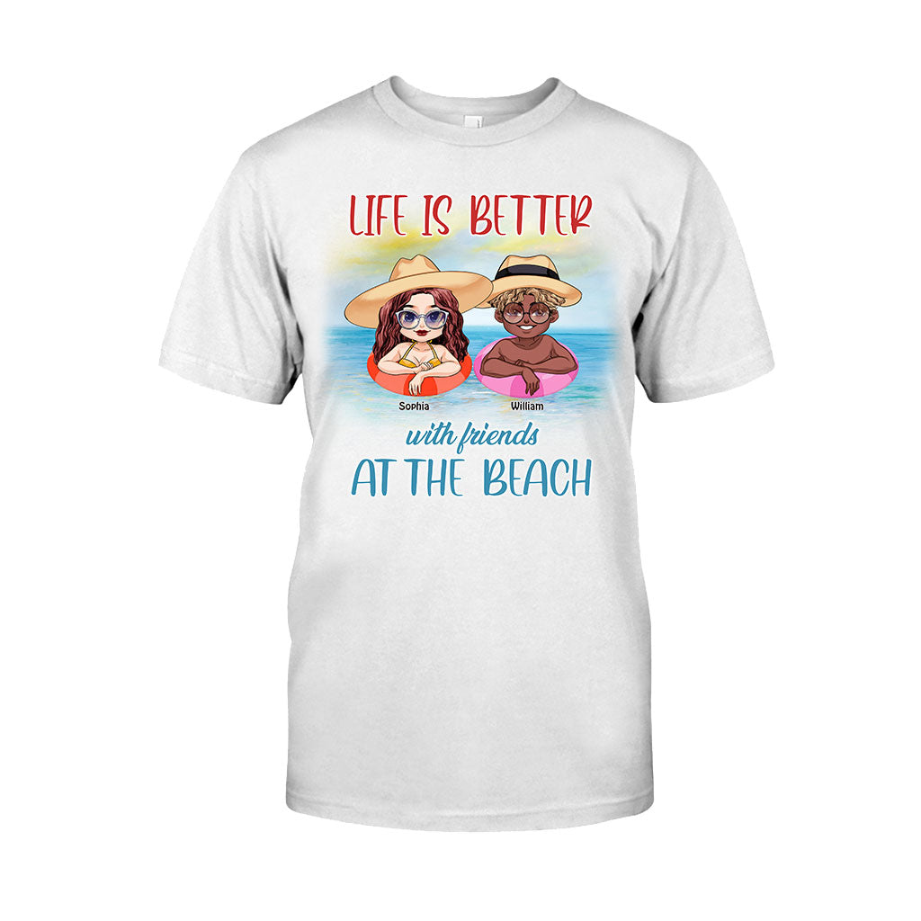 Boire sur mes plages - T-shirt et sweat à capuche personnalisés pour les amoureux de la mer