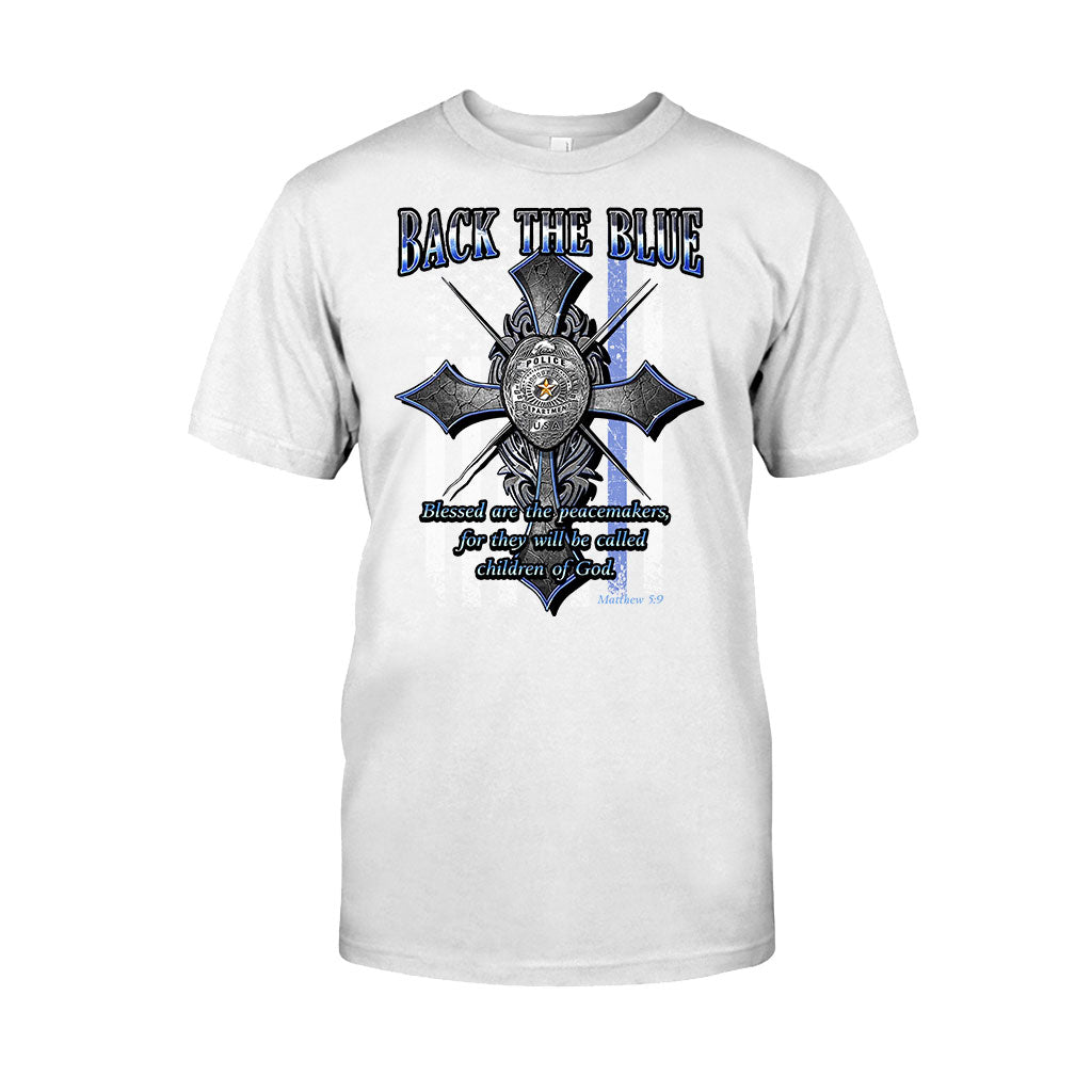 Ligne bleue - T-shirt et sweat à capuche d'agent de police 0621