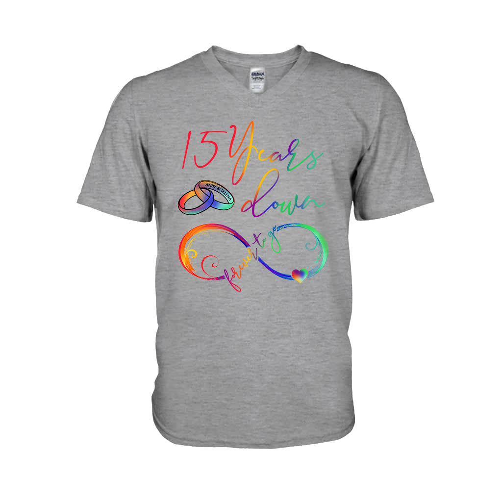 Forever To Go - Personalized Couple T-shirt and Hoodie
