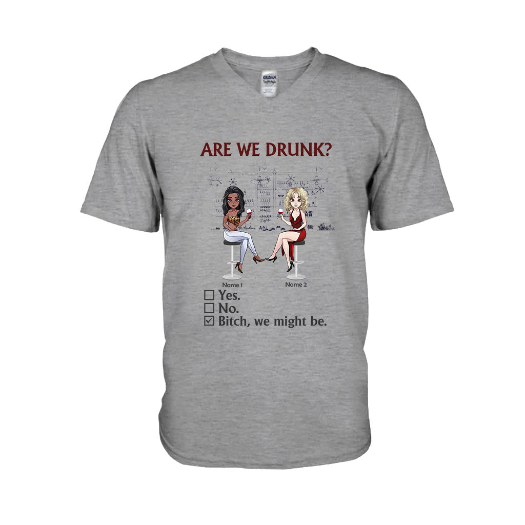 Sommes-nous ivres ? - T-shirt et sweat à capuche personnalisés pour meilleures amies