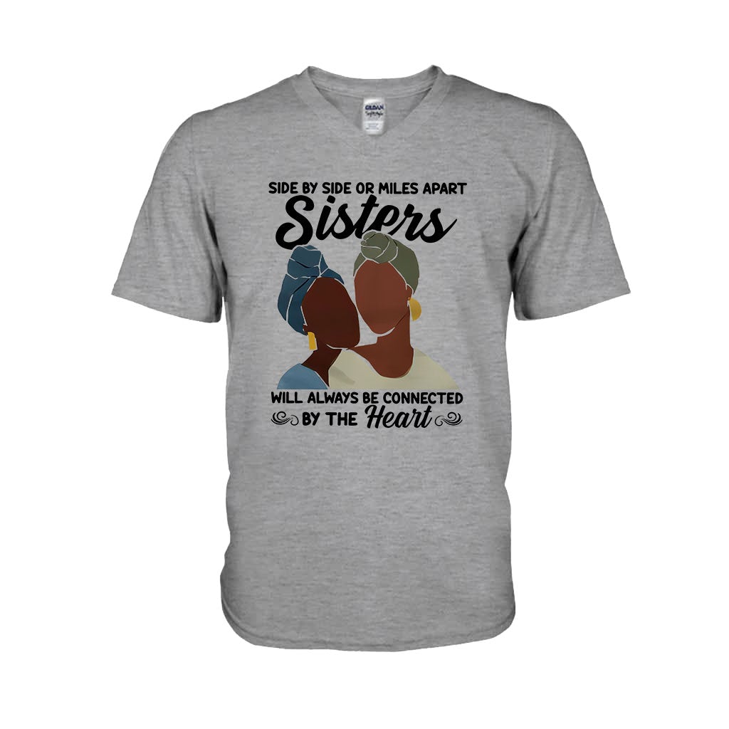 Schwestern – Personalisiertes T-Shirt und Hoodie für Afroamerikanerinnen 1121