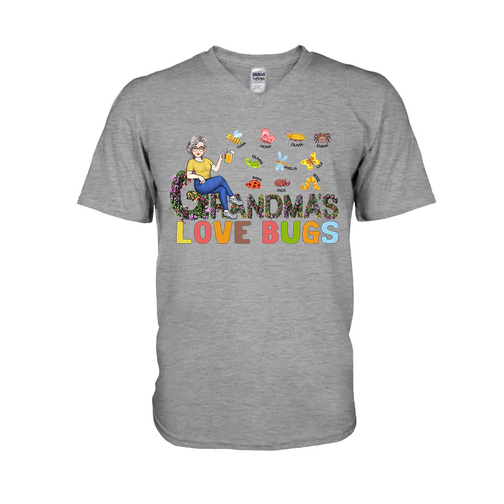 Omas Liebeskäfer – Personalisiertes Muttertags-T-Shirt und Hoodie für Oma