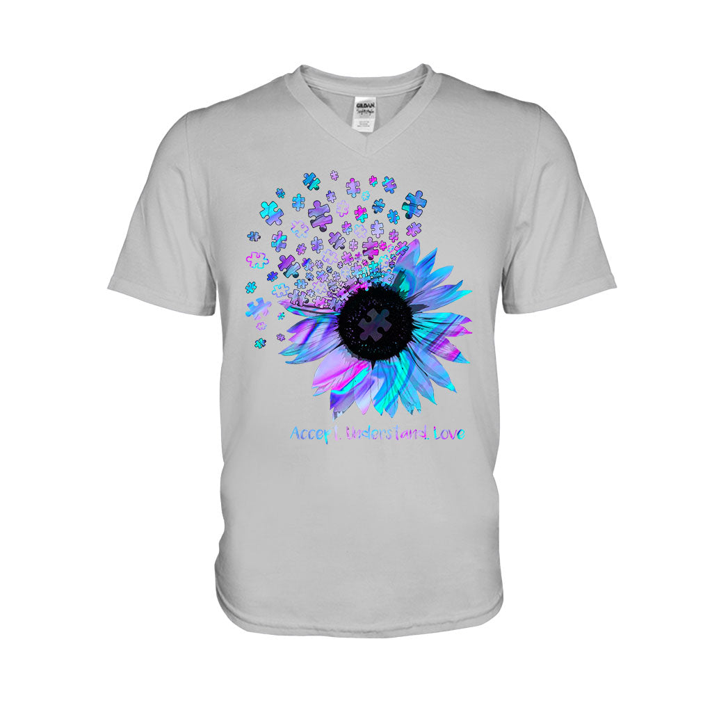 Accepter, comprendre, aimer - T-shirt et sweat à capuche de sensibilisation à l'autisme 062021