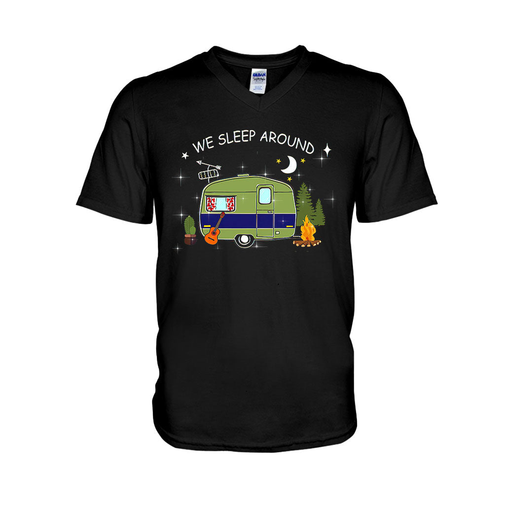 We Sleep Around - Camping T-shirt and Hoodie 112021