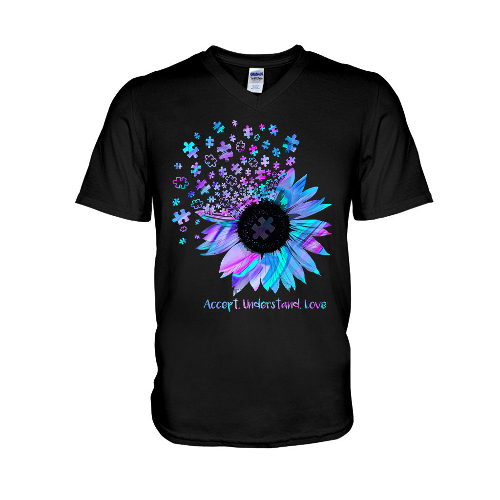 Accepter, comprendre, aimer - T-shirt et sweat à capuche de sensibilisation à l'autisme 062021
