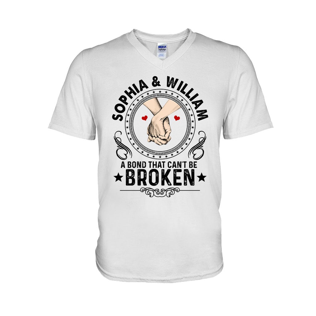 A Bond That Can't Be Broken - Personalized Couple T-shirt and Hoodie