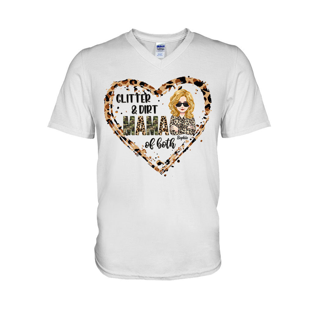 Mama Of Both - Personalized Mother's Day Mother T-shirt and Hoodie