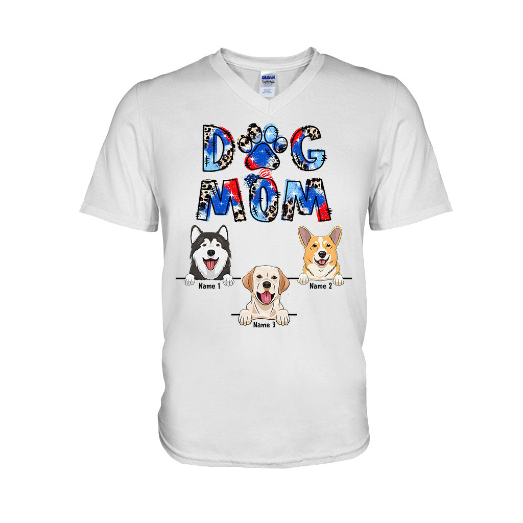 Dog Mom - Personalized Independence Day T-shirt and Hoodie