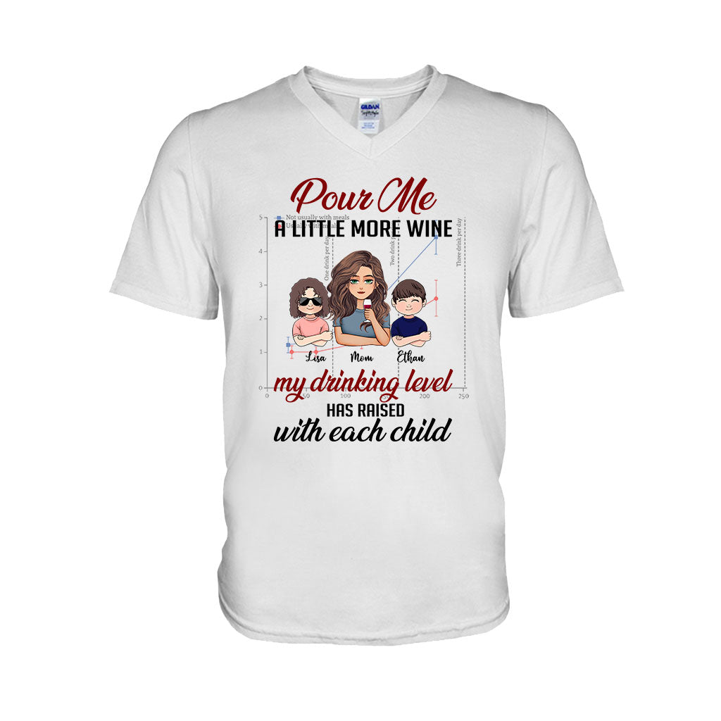 My Drinking Level - Personalized Mother's Day Mother T-shirt and Hoodie