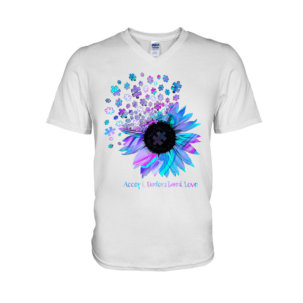 Accepter, comprendre, aimer - T-shirt et sweat à capuche de sensibilisation à l'autisme 062021