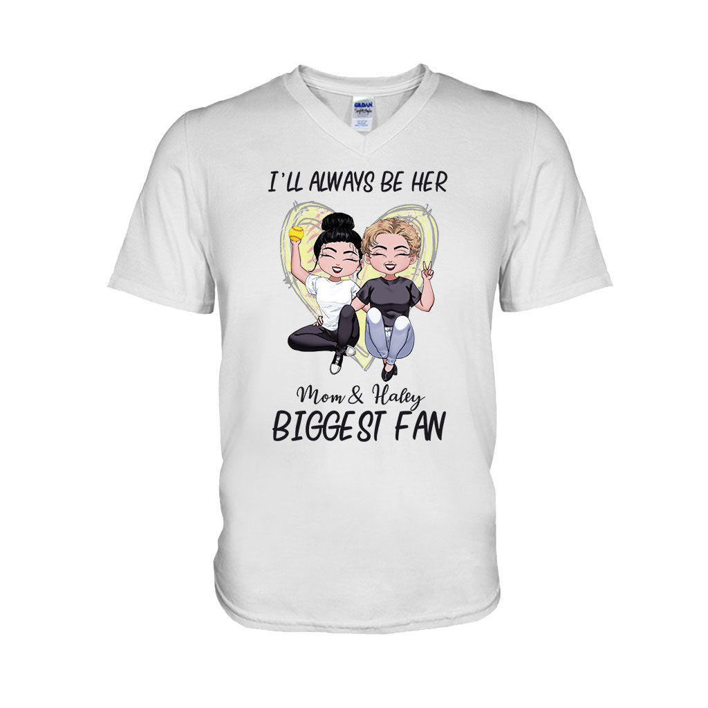 Always Be The Biggest Fan - Personalized Mother's Day Softball T-shirt and Hoodie